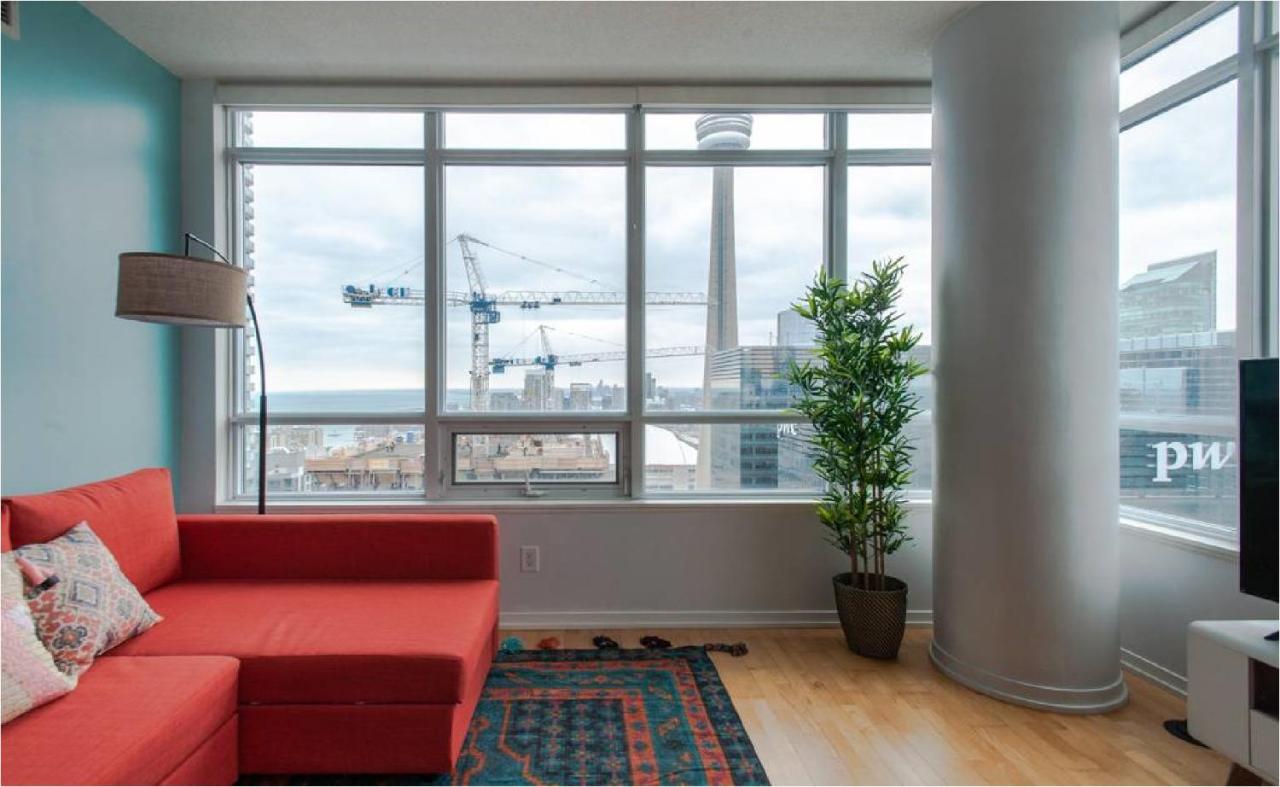 Toronto Downtown Core Two Bedroom Condo With Cn Tower View, Free Parking Екстериор снимка